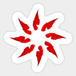 Red star Sticker